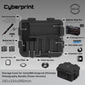 Cyberprint AP2-46 - Storage Case for Insta360 Acepro2 Ultimate Videography Bundle  (Foam Version)