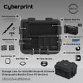 Cyberprint AP2-47 - Storage Case for Insta360 Acepro2 Ultimate Videography Bundle (Case Fit Version)