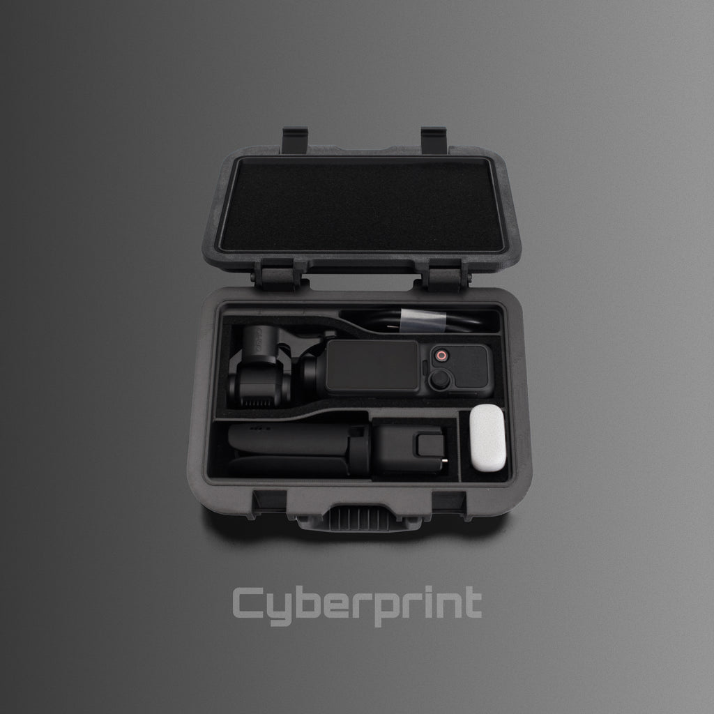 Cyberprint P412  Portable Fill Light Storage 3D Printed Case for DJI Osmo Pocket 4