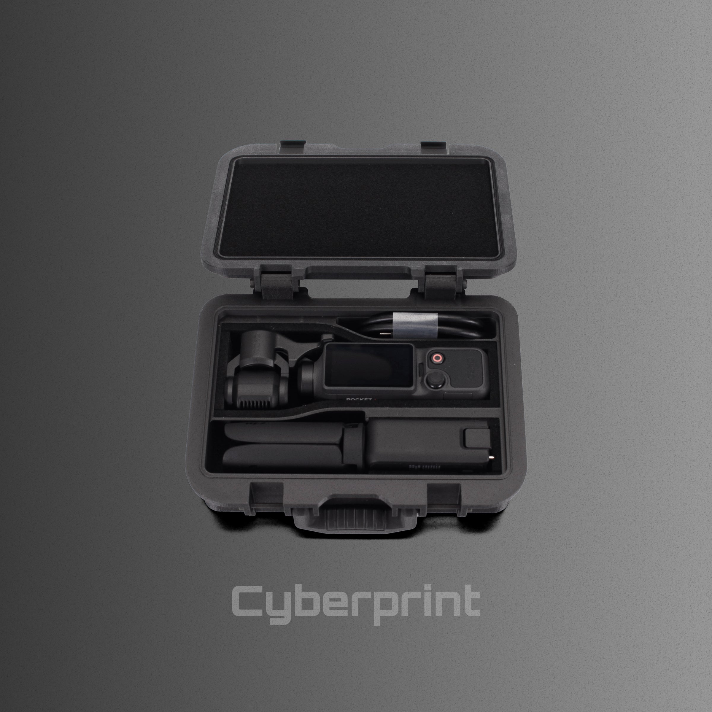 Cyberprint P413 Portable Battery Handle Storage 3D Printed Case for DJI Osmo Pocket 4