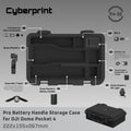 Cyberprint P432 Pro Battery Handle Storage 3D Printed Case for DJI Osmo Pocket 4
